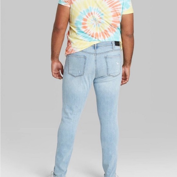 Original Use-distressed light wash,Jeremy,regular fit with slim taper & … - Picture 2 of 12